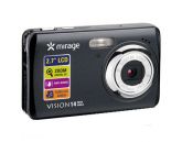 Câmera Digital Mirage Vision DC086 Preta c/ 14MP, LCD 2.7",
